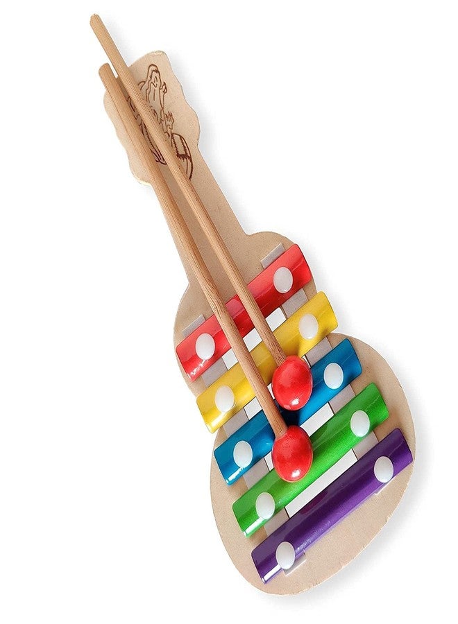 Little Mind Eco-Friendly Wooden Baby Rattle Set - 6 Piece Montessori Sensory Toys with Xylophone | Natural Teething Toys for Newborns 0-12 Months | Non-Toxic Infant Gift Set - Image 3